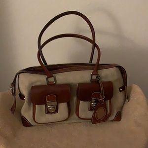 Dooney and Bourke tan and brown purse